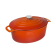 Vogue ovale inductie braadpan oranje 6L Vogue ovale inductie braadpan oranje 6L
