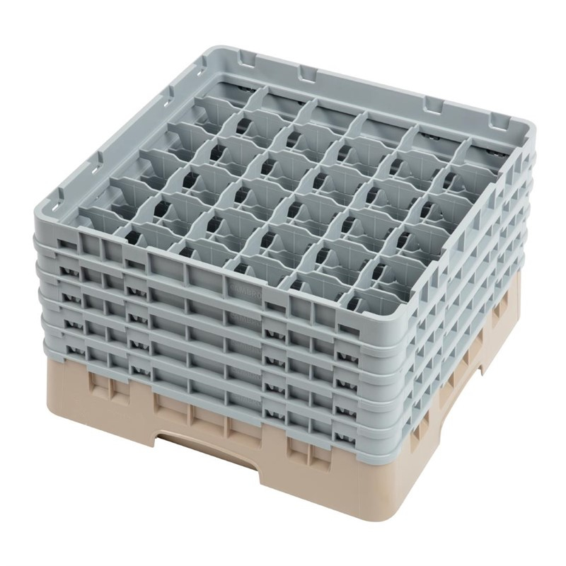Cambro Camrack vaatwaskorf met 36 compartimenten max. glashoogte 25,7cm Cambro Camrack vaatwaskorf met 36 compartimenten max. glashoogte 25,7cm