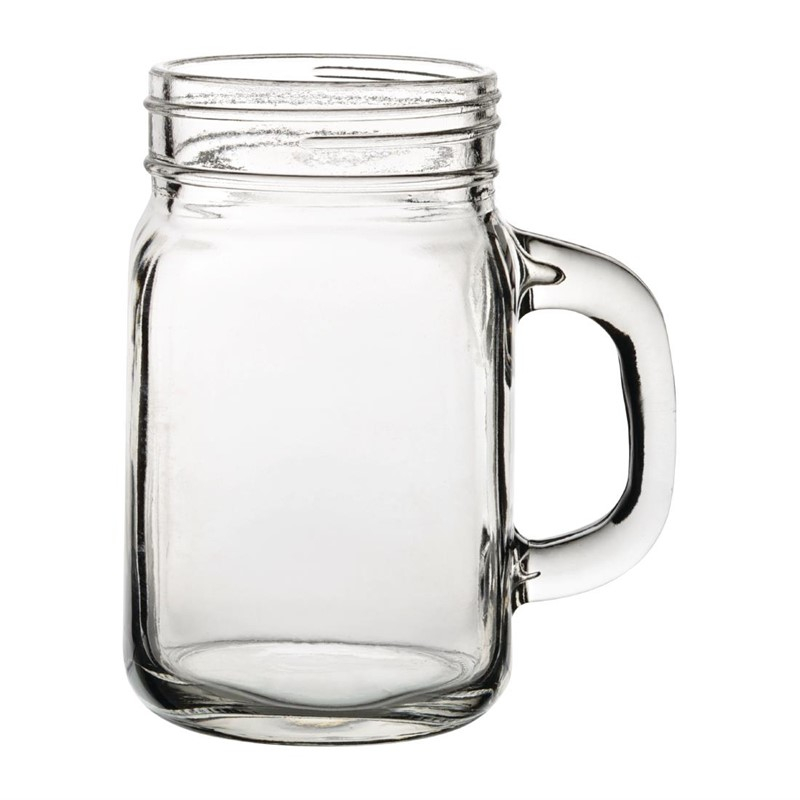 Utopia Mason Jars met handvat 430ml (24 stuks) Utopia Mason Jars met handvat 430ml (24 stuks)
