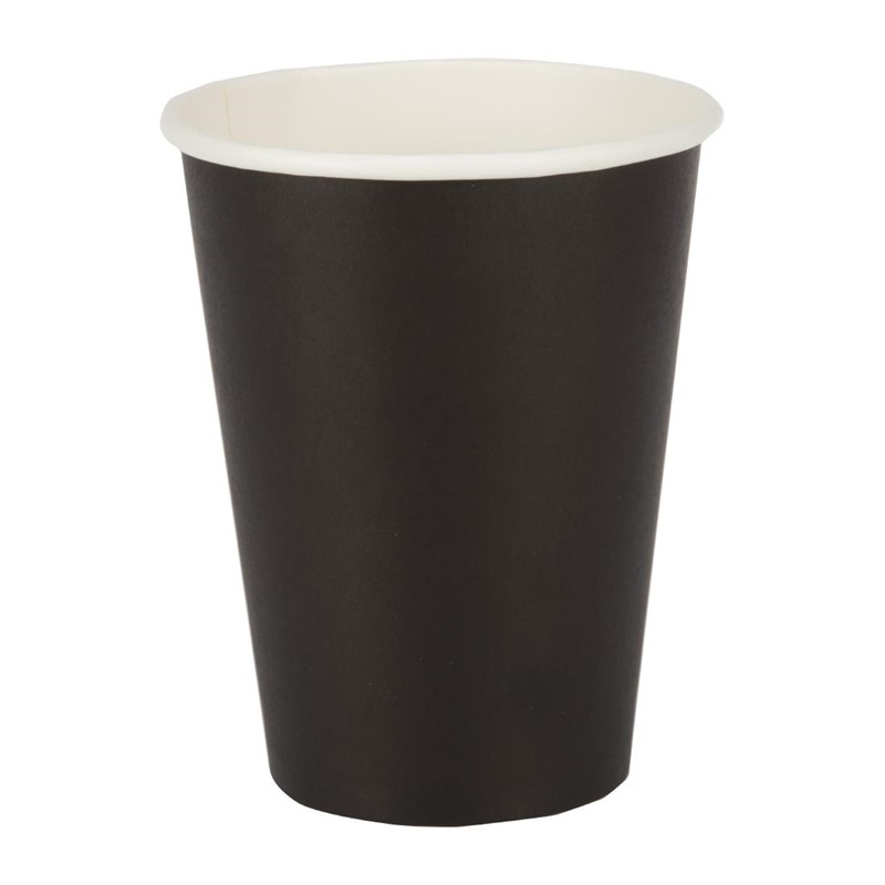 Fiesta Recyclable koffiebekers enkelwandig zwart 34cl (1000 stuks) Fiesta Recyclable koffiebekers enkelwandig zwart 34cl (1000 stuks)