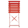 Bolero stalen opklapbare stoelen rood (2 stuks) Bolero stalen opklapbare stoelen rood (2 stuks)