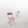 Bolero stalen opklapbare stoelen rood (2 stuks) Bolero stalen opklapbare stoelen rood (2 stuks)