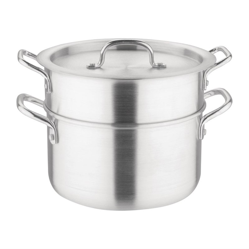 Vogue aluminium pan met au bain marie inzet 4L Vogue aluminium pan met au bain marie inzet 4L