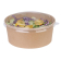 Fiesta Compostable ronde kraft saladeschaal 75cl (300 stuks) Fiesta Compostable ronde kraft saladeschaal 75cl (300 stuks)