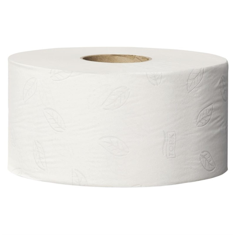 Tork Mini Jumbo navulling toiletpapier (12 stuks) Tork Mini Jumbo navulling toiletpapier (12 stuks)