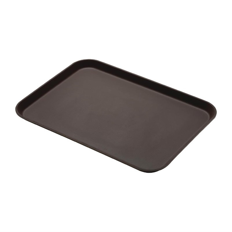 Cambro Camtread glasvezel anti-slip dienblad bruin 45x65cm Cambro Camtread glasvezel anti-slip dienblad bruin 45x65cm