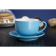 Olympia Cafe cappuccinokoppen blauw 34cl (12 stuks) Olympia Cafe cappuccinokoppen blauw 34cl (12 stuks)