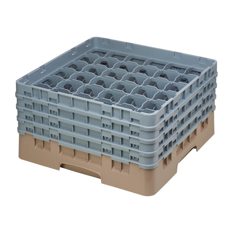 Cambro Camrack vaatwaskorf met 36 compartimenten max. glashoogte 21,5cm Cambro Camrack vaatwaskorf met 36 compartimenten max. glashoogte 21,5cm