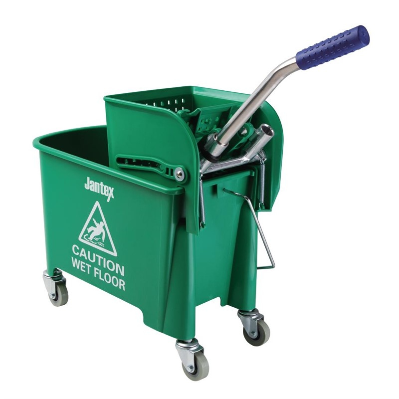 Jantex Kentucky rolemmer met wringer groen 20L Jantex Kentucky rolemmer met wringer groen 20L