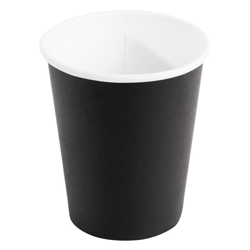 Fiesta Recyclable koffiebekers enkelwandig zwart 23cl (1000 stuks) Fiesta Recyclable koffiebekers enkelwandig zwart 23cl (1000 stuks)