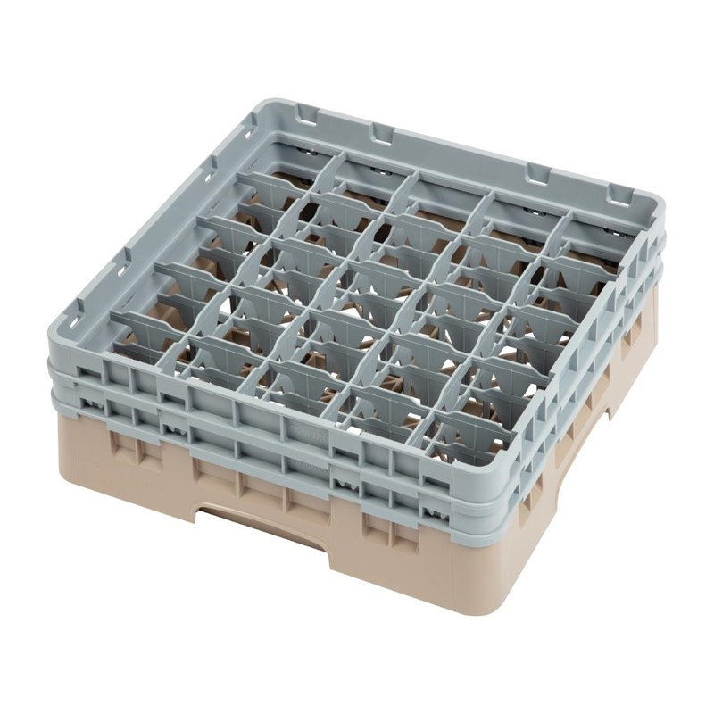 Cambro Camrack vaatwaskorf met 25 compartimenten max. glashoogte 13,3cm Cambro Camrack vaatwaskorf met 25 compartimenten max. glashoogte 13,3cm