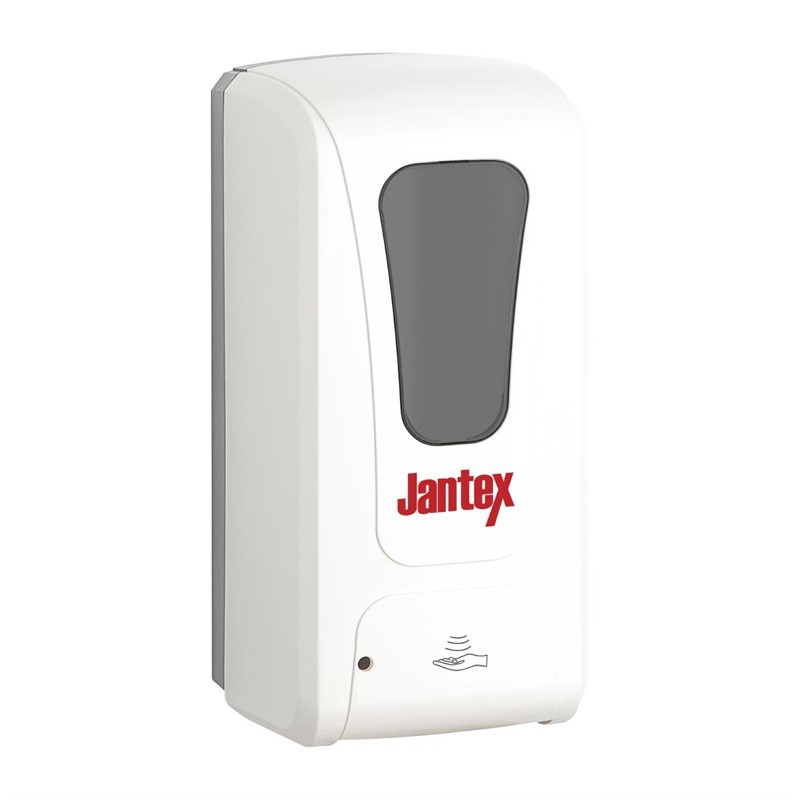 Jantex automatische dispenser voor spray zeep en handreiniger 1L Jantex automatische dispenser voor spray zeep en handreiniger 1L