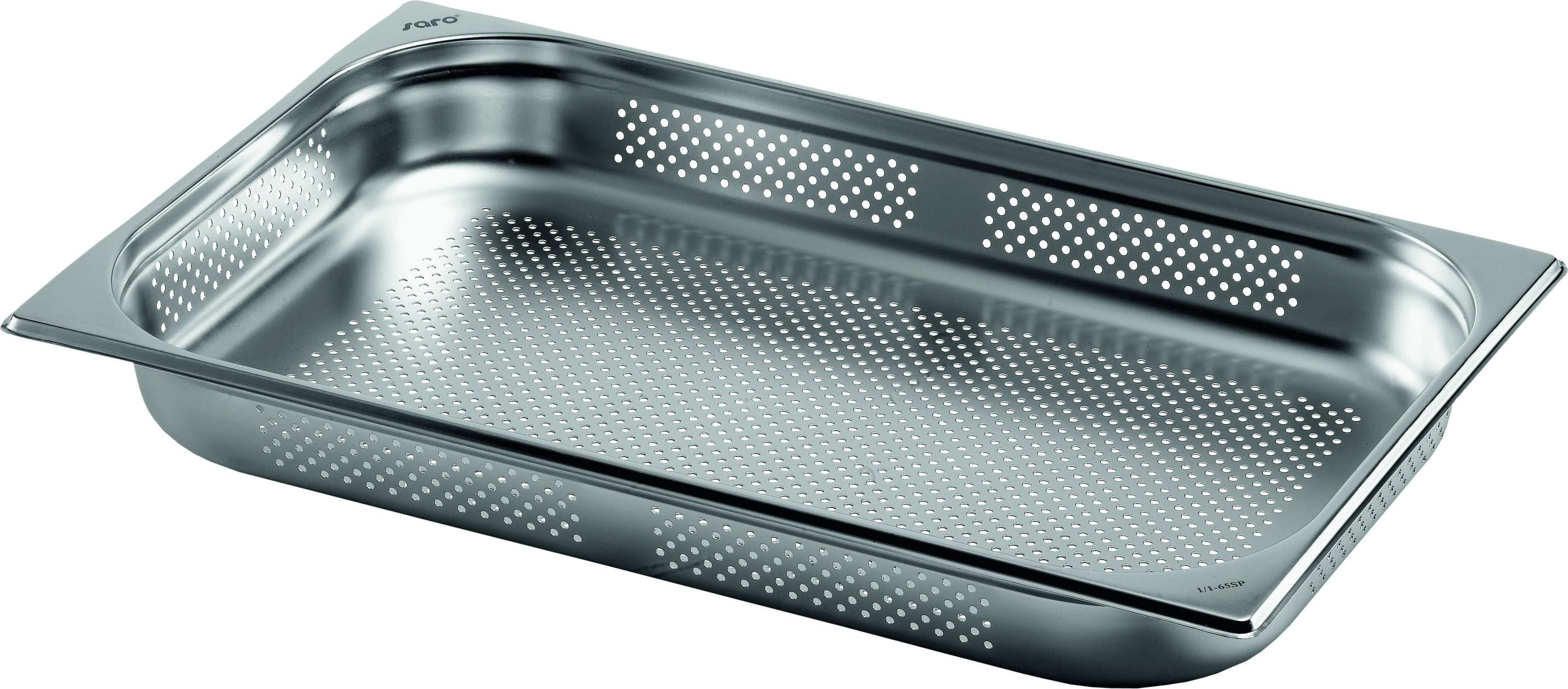 Gastronormbak Roestvrij Staal geperforeerd 1/1 GN 100 mm diep Gastronormbak Roestvrij Staal geperforeerd 1/1 GN 100 mm diep