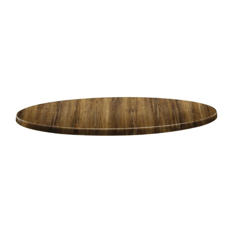 Topalit Classic Line rond tafelblad Atacama kersenhout 60cm Topalit Classic Line rond tafelblad Atacama kersenhout 60cm