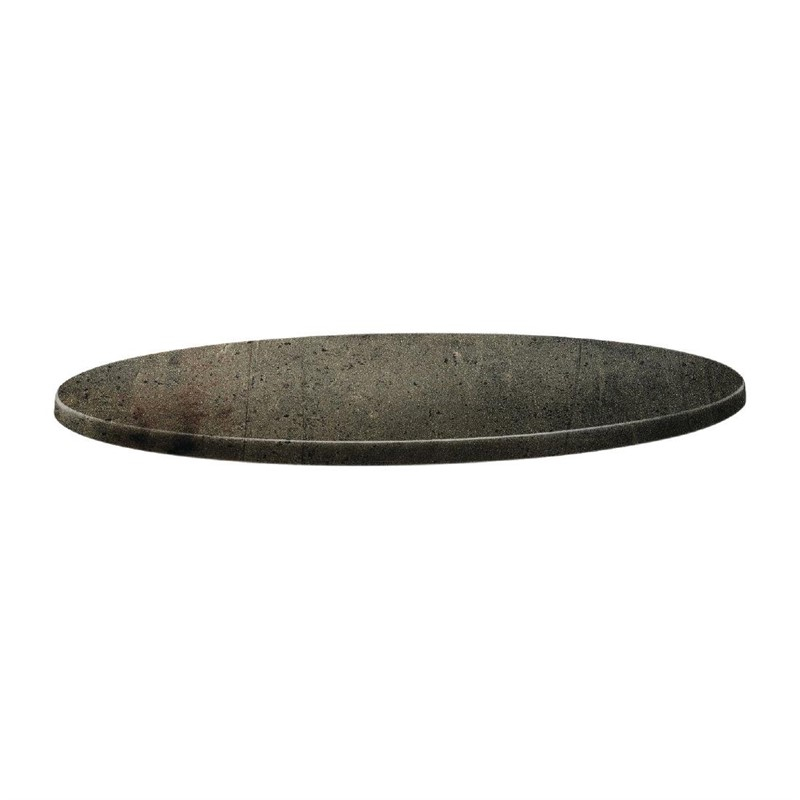 Topalit Classic Line rond tafelblad beton 60cm Topalit Classic Line rond tafelblad beton 60cm