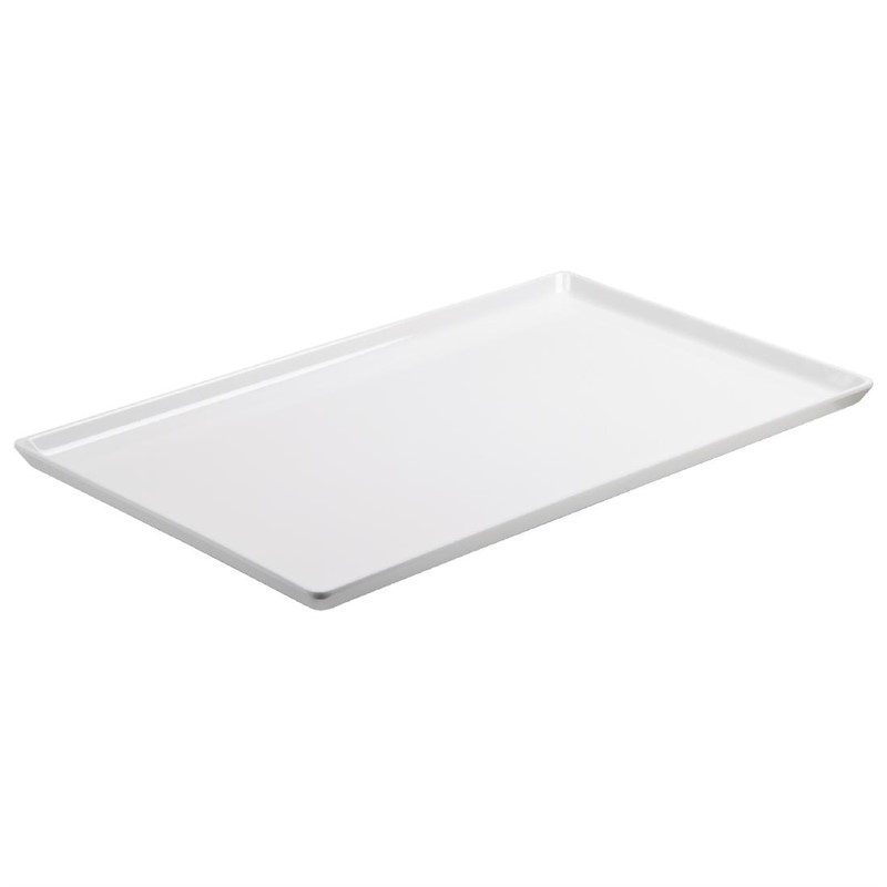 APS Float platte melamine schaal wit GN 1/1 APS Float platte melamine schaal wit GN 1/1