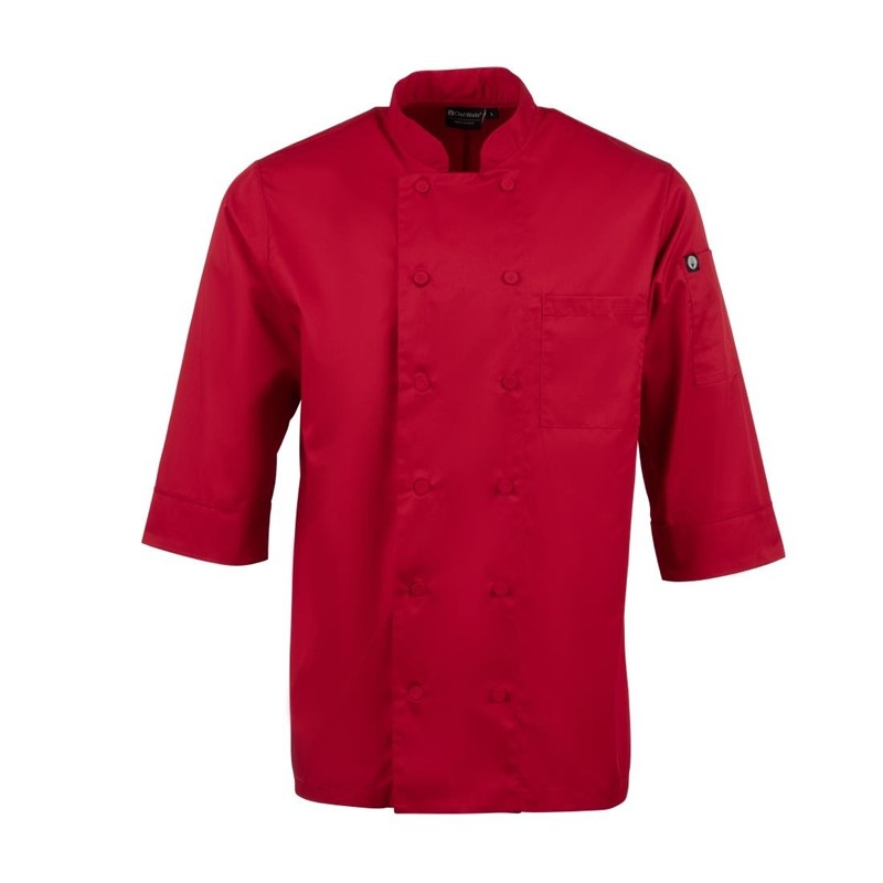 Chef Works unisex koksbuis rood XL Chef Works unisex koksbuis rood XL