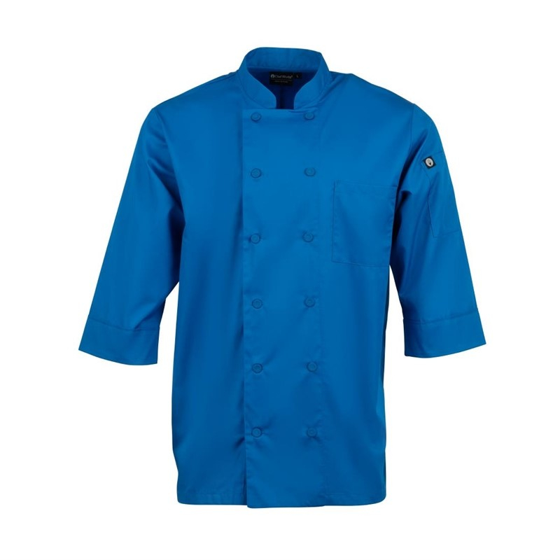Chef Works unisex koksbuis blauw XXL Chef Works unisex koksbuis blauw XXL