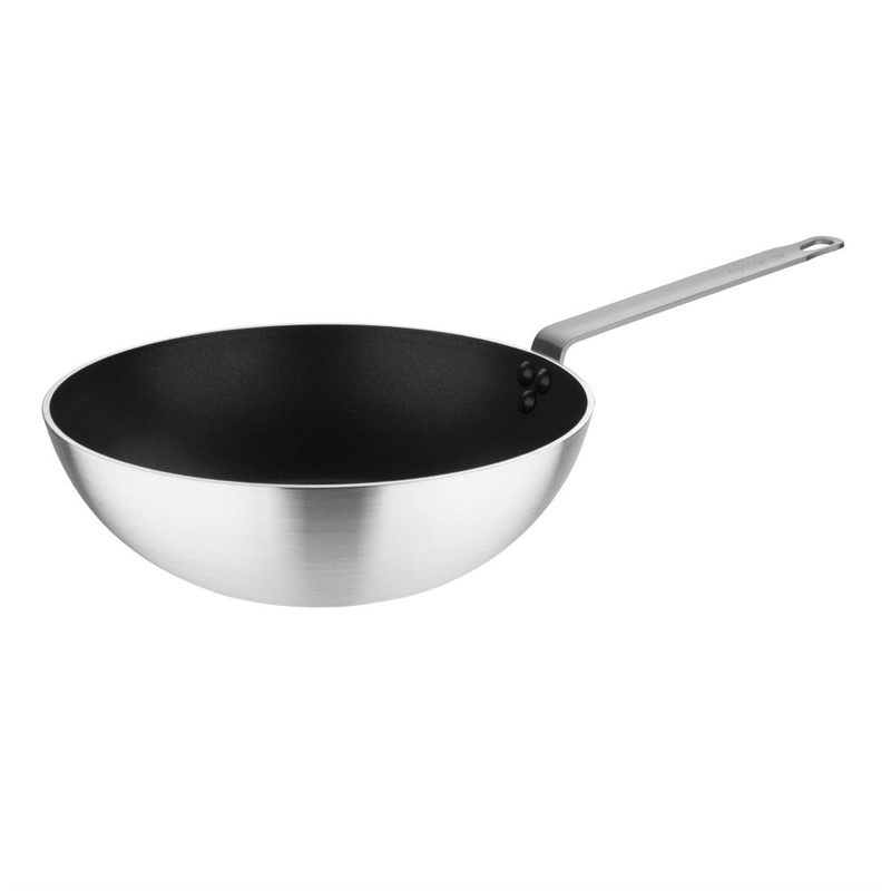 Vogue anti-aanbak teflon platinum wok 300mm Vogue anti-aanbak teflon platinum wok 300mm