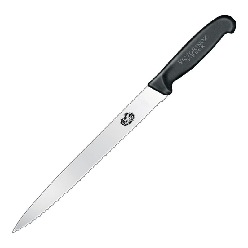 Victorinox Fibrox gekarteld vleesmes 25,5cm Victorinox Fibrox gekarteld vleesmes 25,5cm