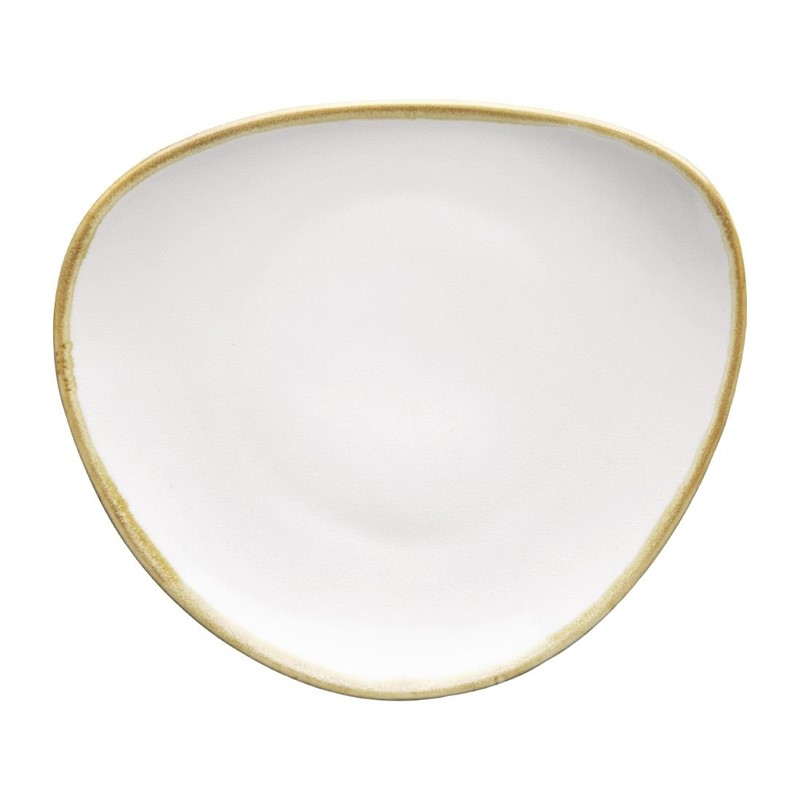 Olympia Kiln driehoekige borden krijtwit 165mm (6 stuks) Olympia Kiln driehoekige borden krijtwit 165mm (6 stuks)