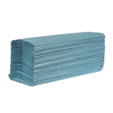 Jantex C-gevouwen Handdoeken 1-laags Blauw (2850 Vellen) (12 Stuks)