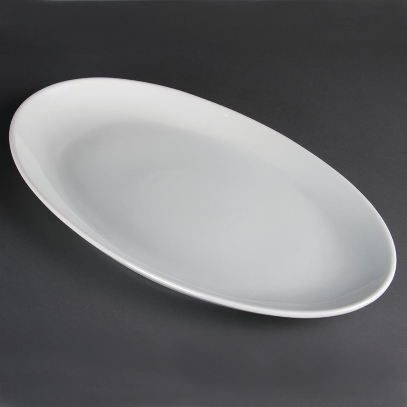 Olympia Whiteware diepe ovale schaal 50cm Olympia Whiteware diepe ovale schaal 50cm