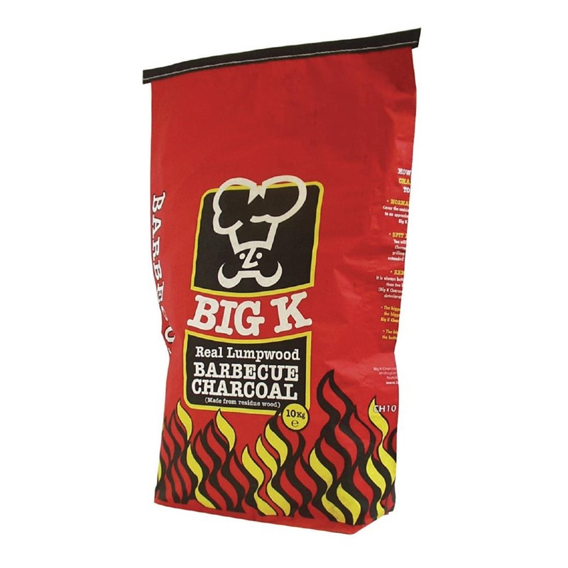 Big K Lumpwood houtskool 10kg Big K Lumpwood houtskool 10kg