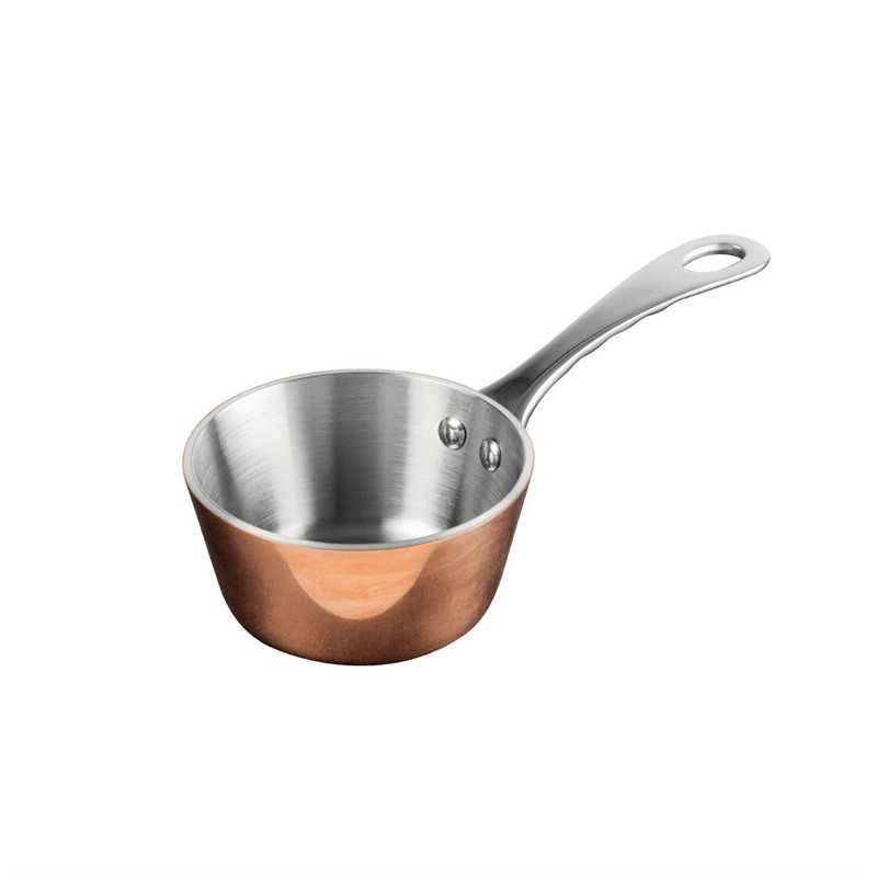 Vogue Triwall mini koperen sauteuse 8,5cm Vogue Triwall mini koperen sauteuse 8,5cm