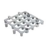 Vogue Plastic Stelvloer Rek (verpakking Van 2)