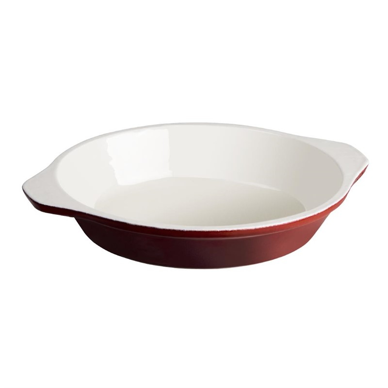 Vogue ronde gietijzeren gratineerschaal rood 0,4L Vogue ronde gietijzeren gratineerschaal rood 0,4L