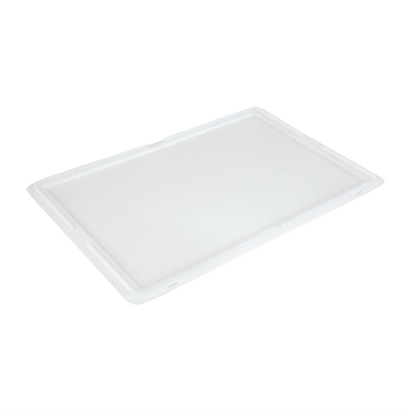 Cambro polyethyleen deksel voor pizza deegkrat 60x40x2cm Cambro polyethyleen deksel voor pizza deegkrat 60x40x2cm