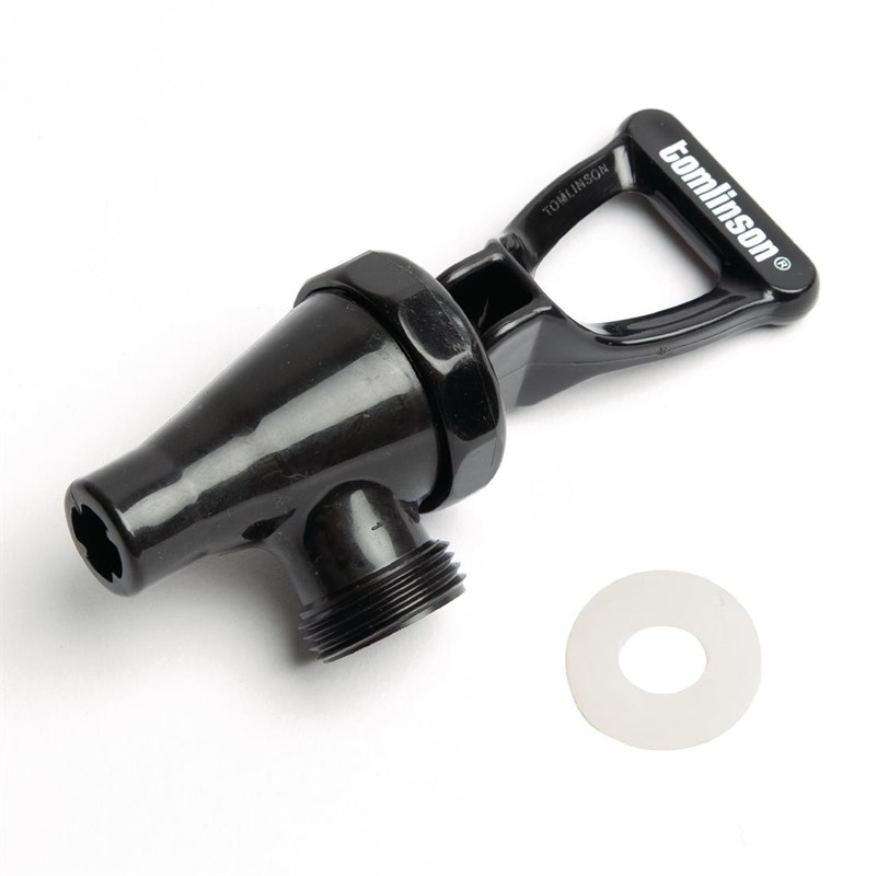 Olympia aftapkraan zwart voor melk- en sapdispenser J183, J184 en J192 Olympia aftapkraan zwart voor melk- en sapdispenser J183, J184 en J192