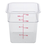 Cambro Camsquare Vierkante Polycarbonaat Voedseldoos 3,8l