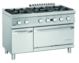 Gasfornuis 700, B1200, 6-pits, GO Gasfornuis 700, B1200, 6-pits, GO