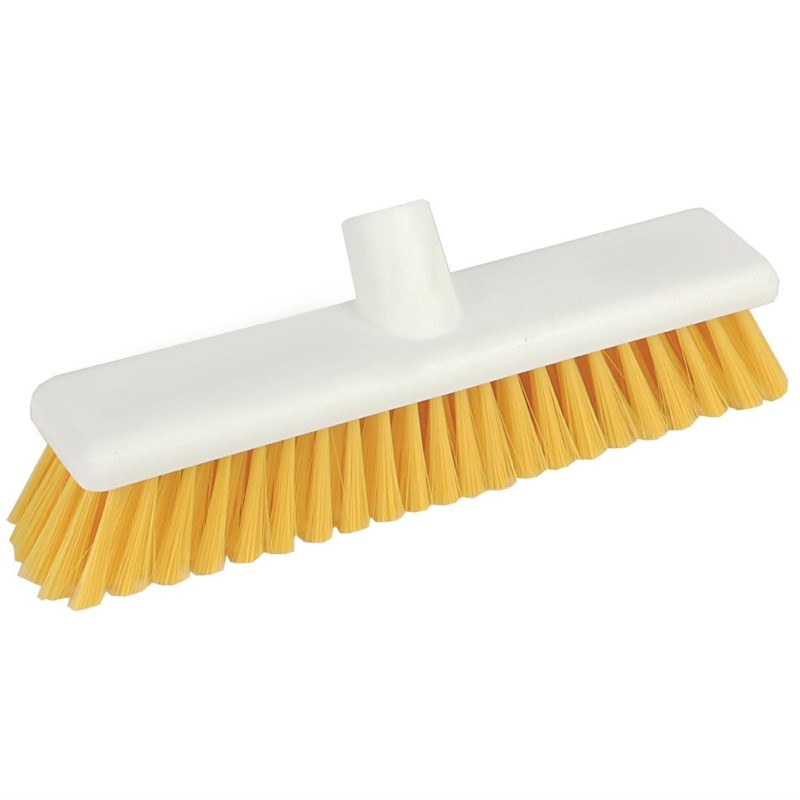 Jantex Hygiene zachte bezem 30cm geel Jantex Hygiene zachte bezem 30cm geel