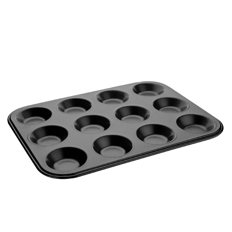 Vogue carbonstalen anti-kleef bakvorm 12 mini-muffins Vogue carbonstalen anti-kleef bakvorm 12 mini-muffins