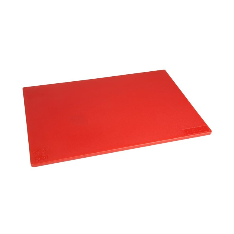 Hygiplas LDPE snijplank rood 450x300x10mm Hygiplas LDPE snijplank rood 450x300x10mm