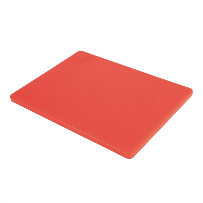 Hygiplas LDPE snijplank rood 30,5x22,9x1,2cm Hygiplas LDPE snijplank rood 30,5x22,9x1,2cm