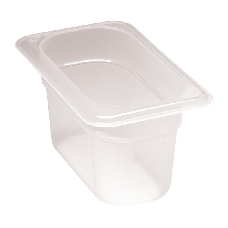 Cambro polypropylene GN 1/9 bak 10cm Cambro polypropylene GN 1/9 bak 10cm