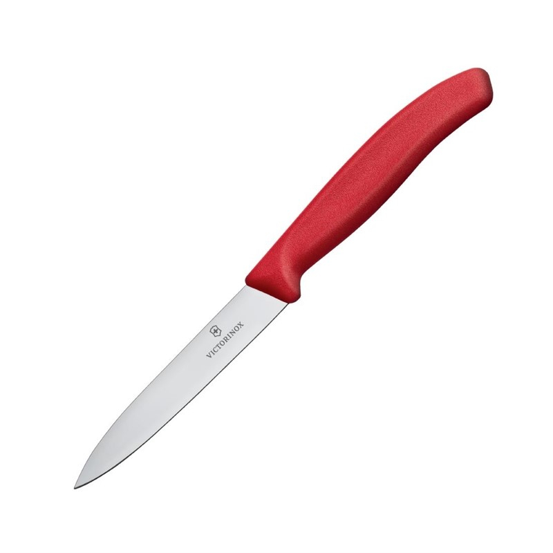 Victorinox schilmesje 10cm rood Victorinox schilmesje 10cm rood