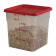 Cambro Camsquare deksel voor voedseldoos rood Cambro Camsquare deksel voor voedseldoos rood