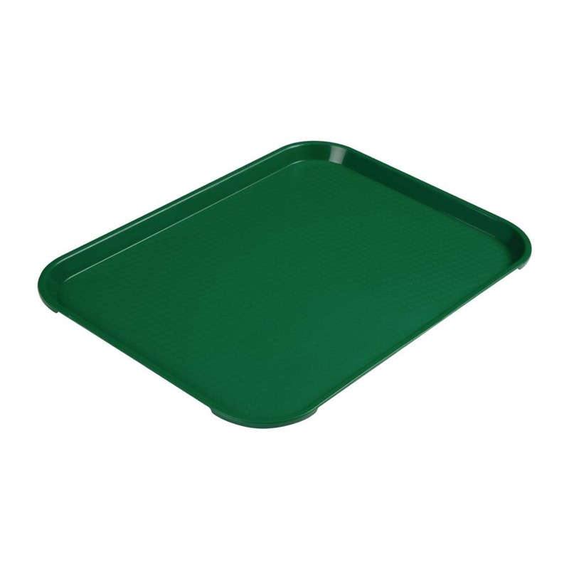Cambro polypropyleen fastfood dienblad groen 410mm Cambro polypropyleen fastfood dienblad groen 410mm
