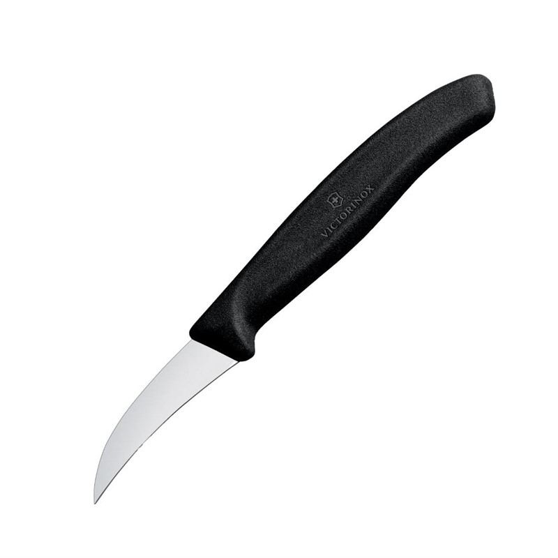 Victorinox tourneermesje 8cm zwart Victorinox tourneermesje 8cm zwart