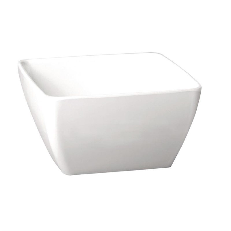 APS Pure vierkante melamine kom wit 9x9cm APS Pure vierkante melamine kom wit 9x9cm