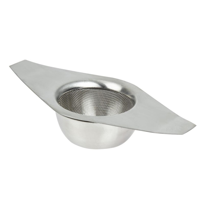 RVS theezeef en houder RVS theezeef en houder