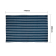Vogue theedoek blauw-wit gestreept 45,7 x 71,1cm Vogue theedoek blauw-wit gestreept 45,7 x 71,1cm
