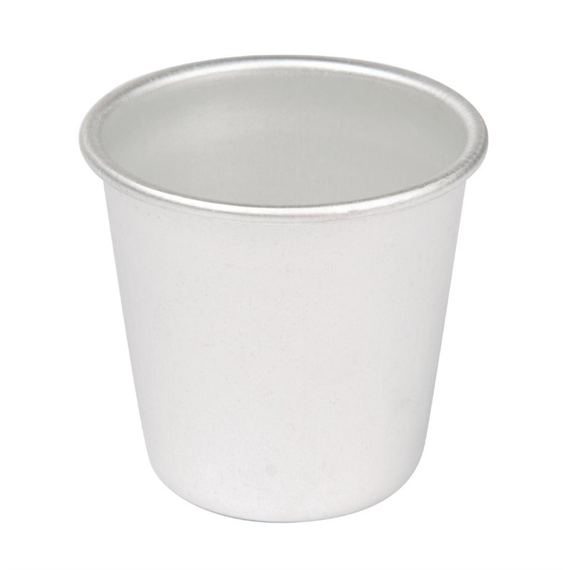 Vogue aluminium puddingvorm 6x6,5cm Vogue aluminium puddingvorm 6x6,5cm