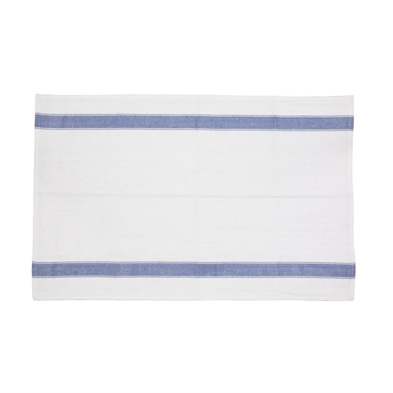 Vogue zware kwaliteit polykatoen theedoek blauw 76 x 51cm Vogue zware kwaliteit polykatoen theedoek blauw 76 x 51cm