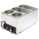 Buffalo bain marie met aftapkraan en GN bakken Buffalo bain marie met aftapkraan en GN bakken